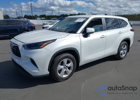 2023 Toyota Highlander L из США, поврежденный, VIN 5TDKDRBH1PS013710